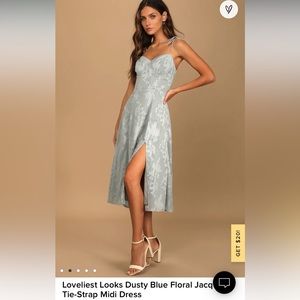 BabyBlue floral Lulus dress!